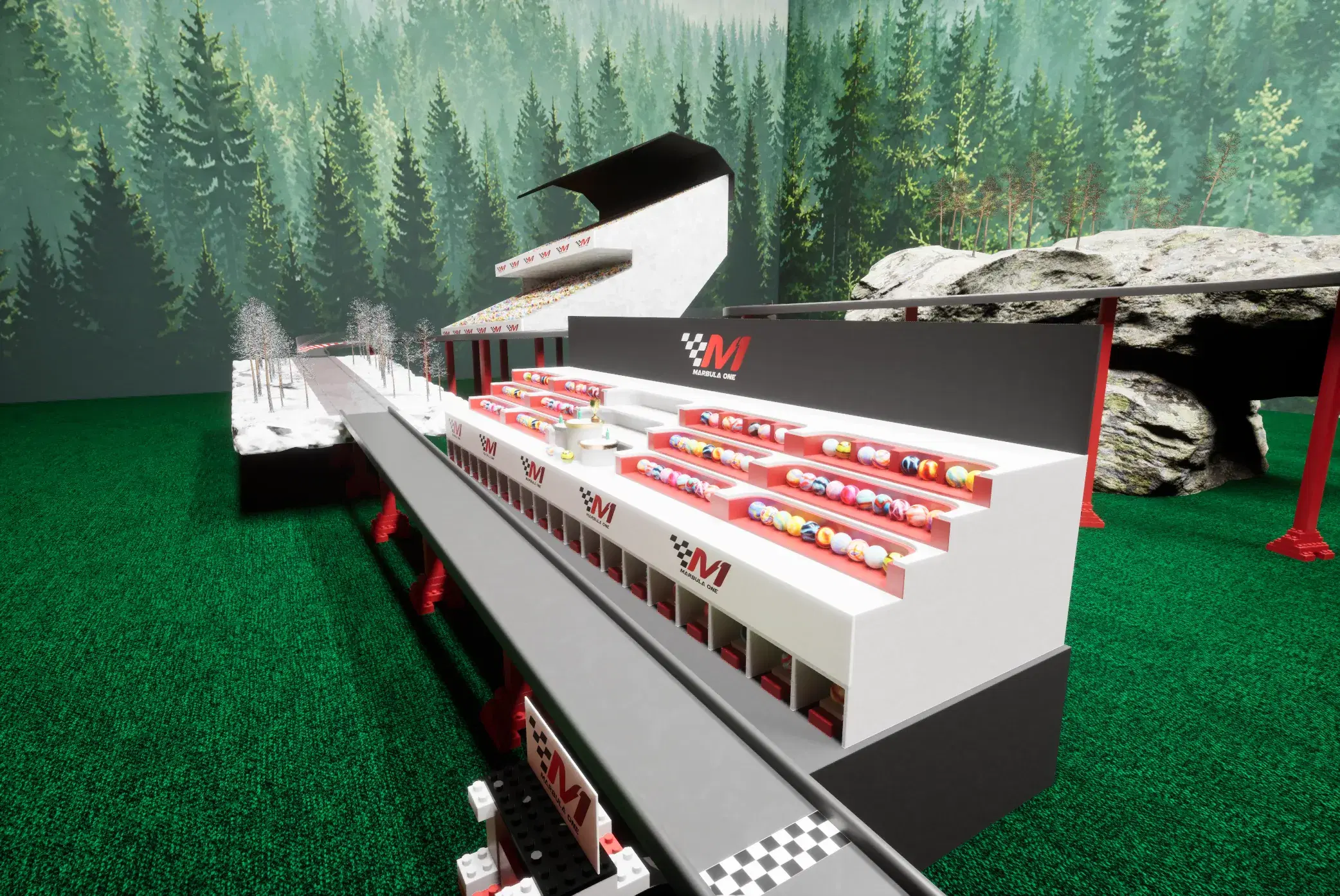 Marbula One track and grandstand
